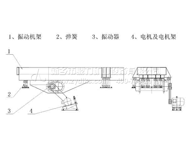 振動(dòng)給料機原理圖