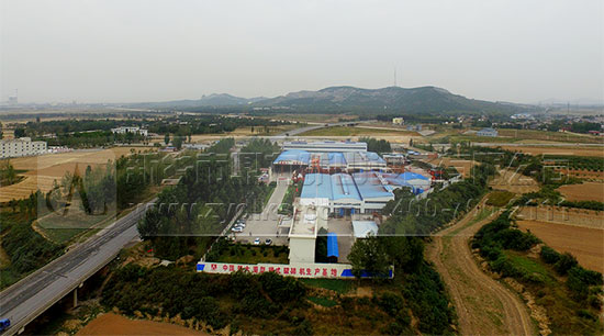 中譽(yù)鼎力機械廠(chǎng)俯拍景