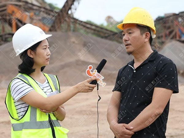 湖南張家界桑植縣何家坪采石場(chǎng)砂石生產(chǎn)線(xiàn)